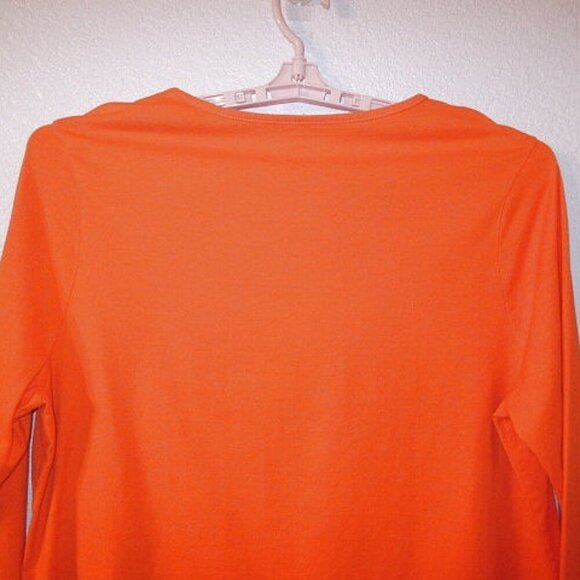 FABULOUSLY WICKED Witch T-SHIRT Size 2X LONG SLEEVE Glitter BATS Spiders WEB Hat - Picture 8 of 8